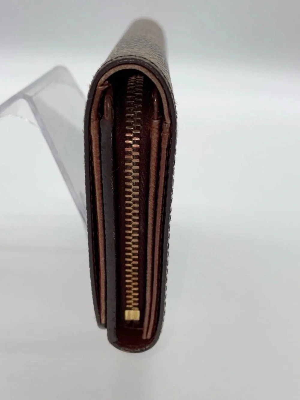 Auth Louis Vuitton Monogram Monnaie Tresor Wallet